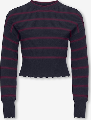 Pull-over 'KOGIBI' ONLY GIRLS en bleu : devant