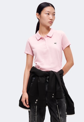 Karl Lagerfeld - Camisa 'Ikon' em rosa