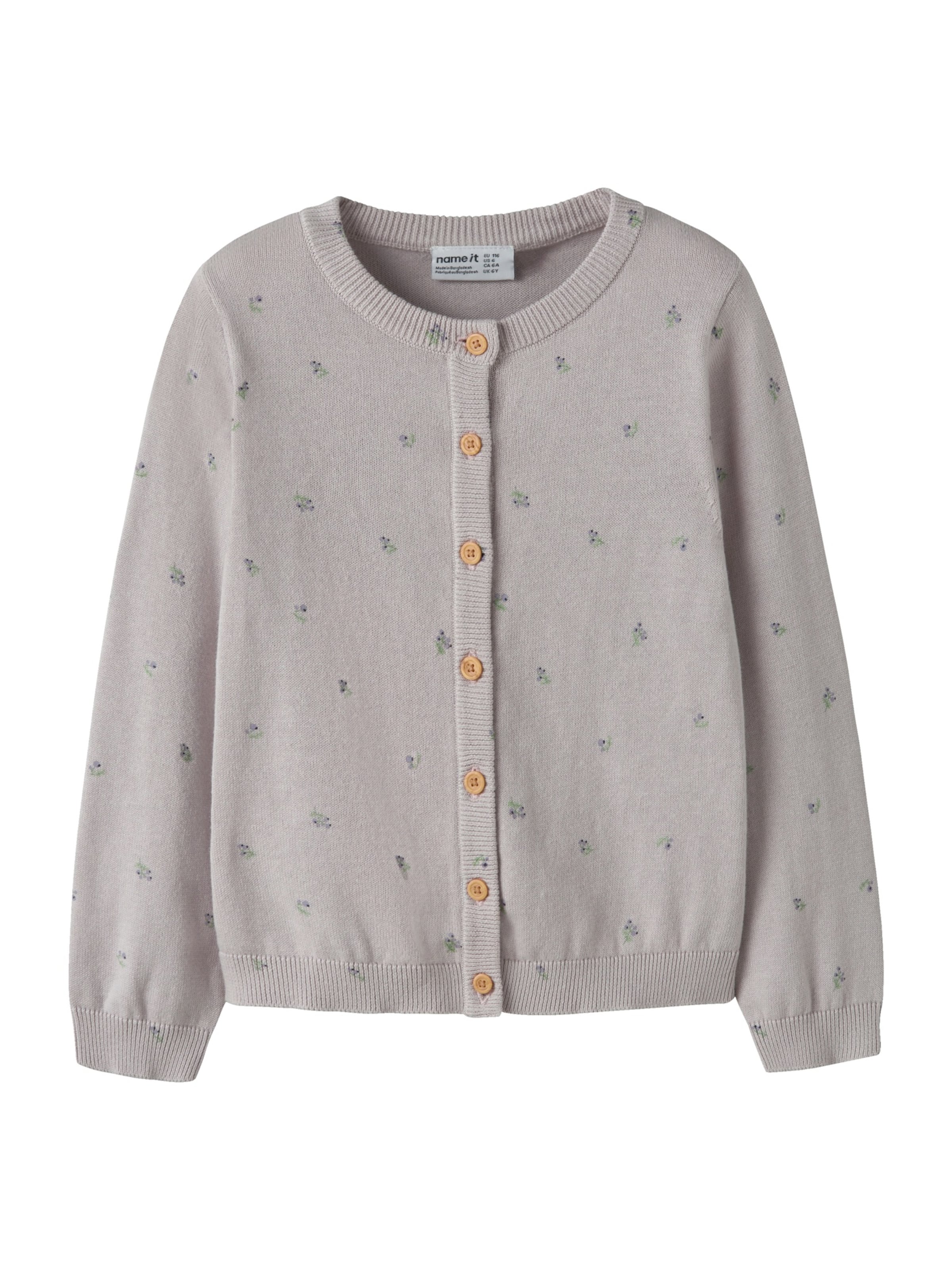 NAME IT - Cárdigan 'NMFBETA' en lila: frente