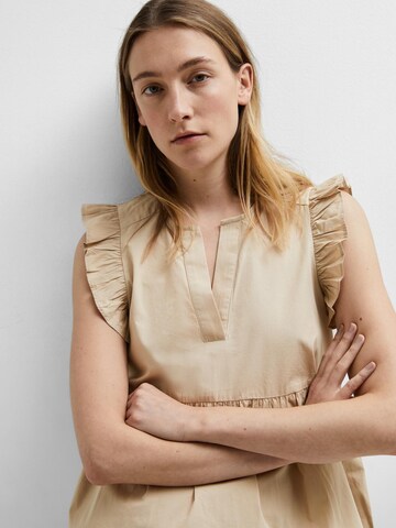 SELECTED FEMME Blouse 'Blair-Ida' in Beige