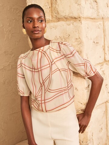 Camicia da donna di love & roses in beige
