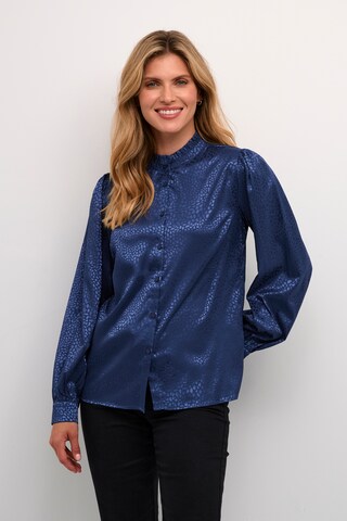 Kaffe Blouse 'Selma' in Blauw: voorkant