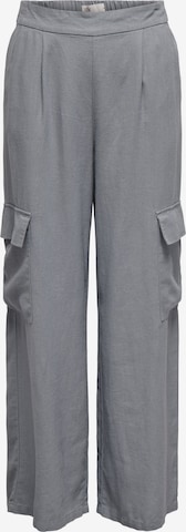 JDY Regular Cargo Pants in Grey: front