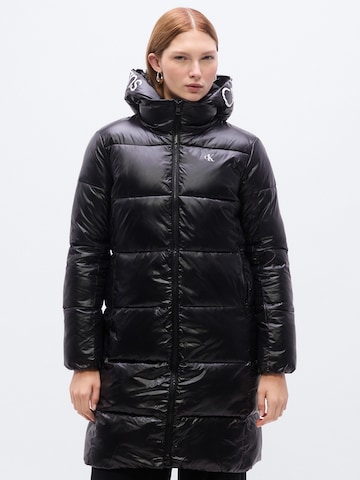 Calvin Klein Jeans Зимнее пальто в Черный: спереди