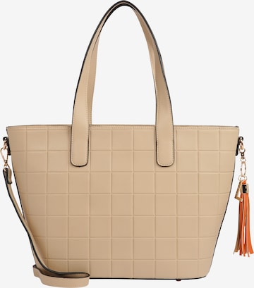 L.CREDI Shopper 'Jade' in Beige: predná strana