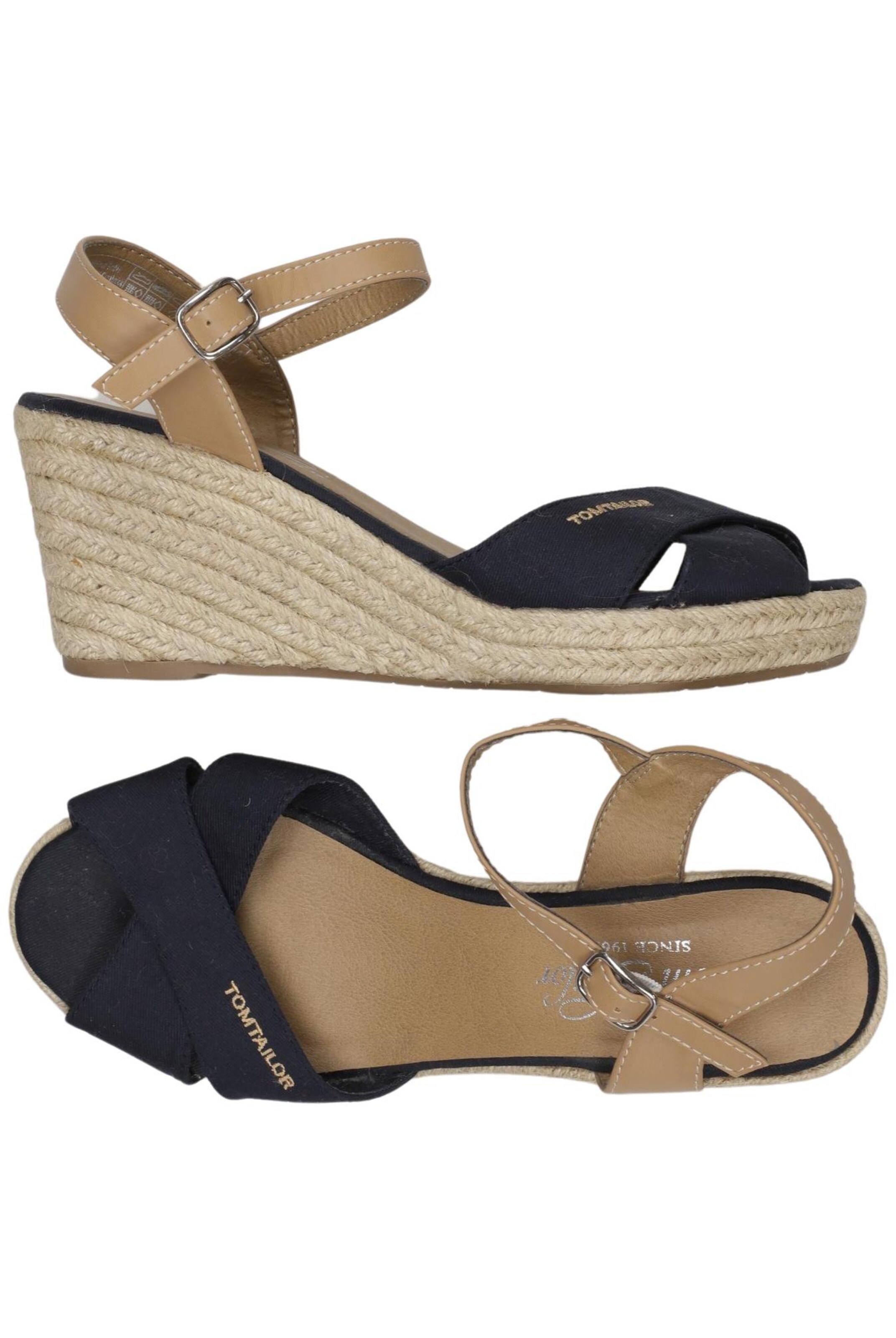 TOM TAILOR Sandalen 39 in Blau: Vorderseite