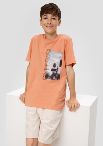 s.Oliver T-Shirt in Orange: Vorderseite