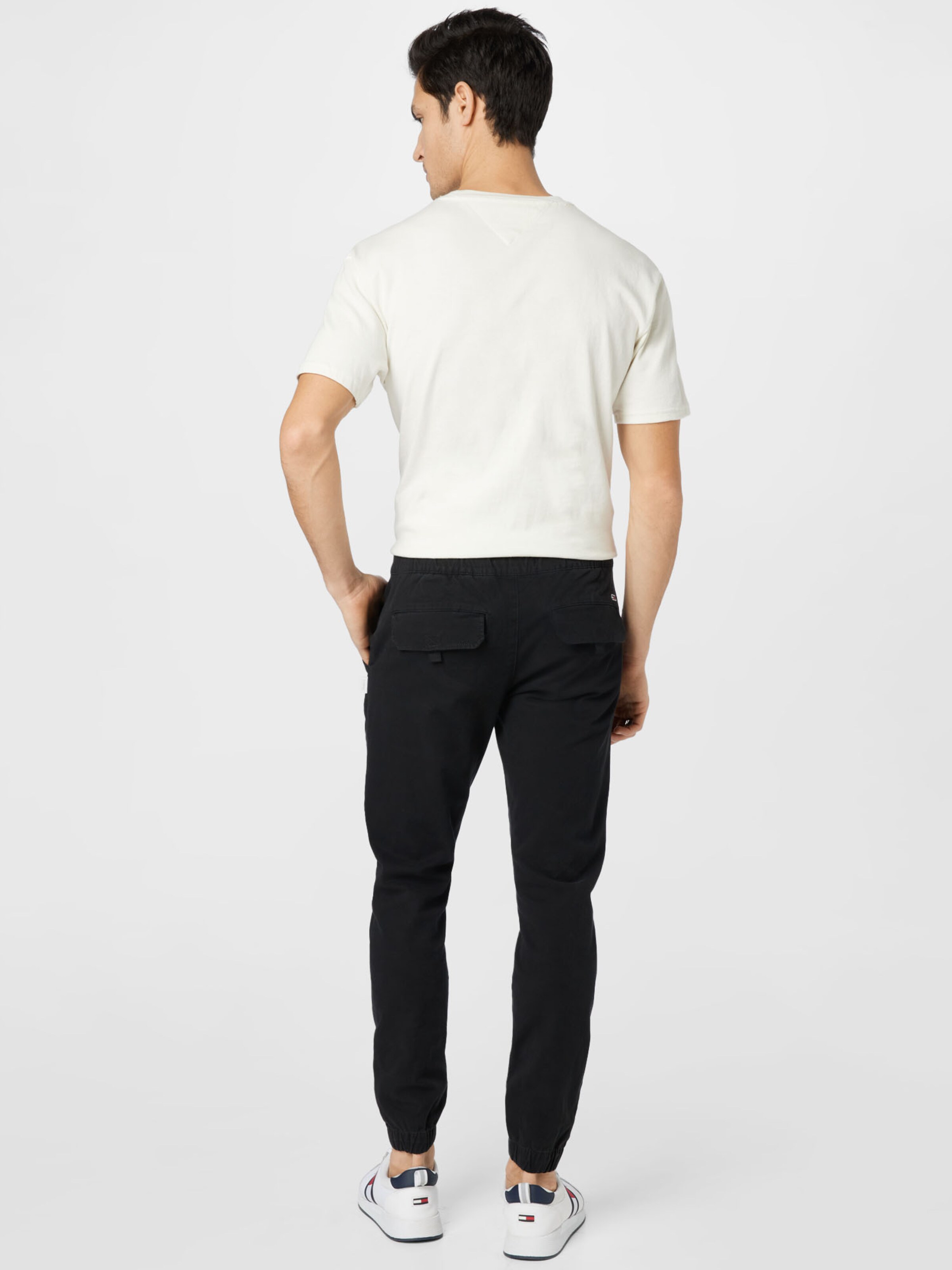 Männer Hosen Tommy Jeans Hose 'Anton' in Schwarz - FP52292 Männer Hosen Tommy Jeans Hose 'Anton' in Schwarz - FP52292