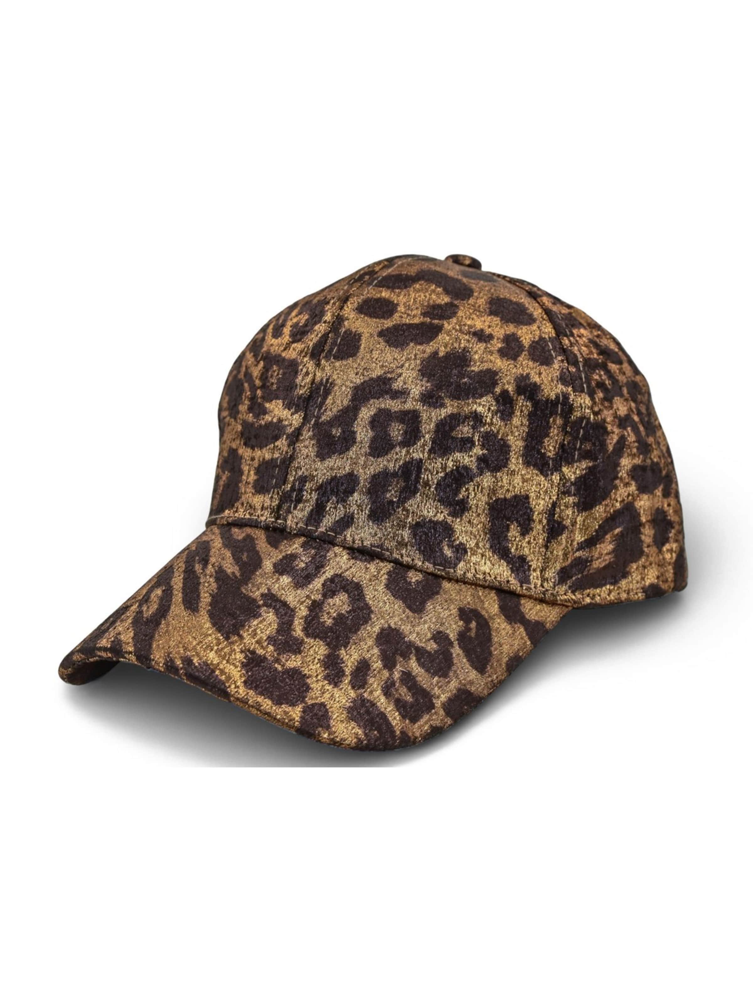 styleBREAKER Cap 'Baseball Cap Metallic Leo Look'‌‌‌‌ in Schwarz: Vorderseite