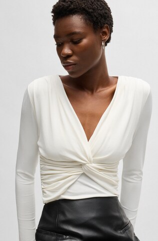 BOSS Shirt 'Eulori' in Weiß