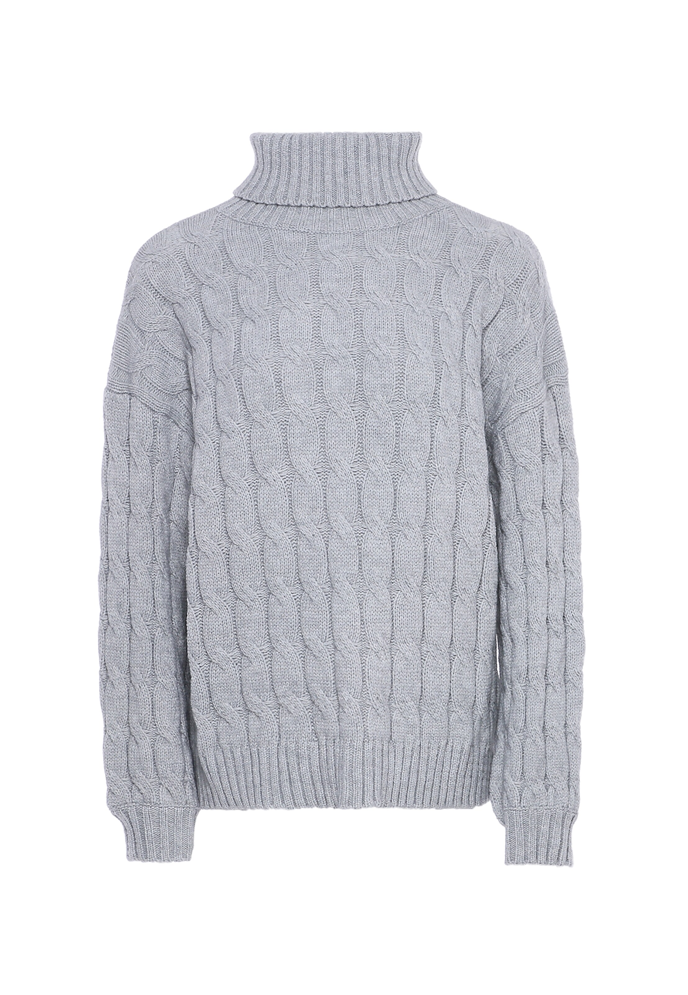 aleva - Pullover em cinzento: frente