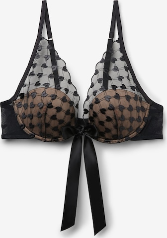 INTIMISSIMI Bra 'The Love Club' in Black: front