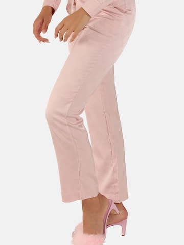 OW Collection Spodnie od piżamy 'OFELIA' w kolorze różowy