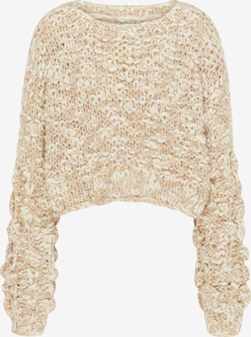 IZIA Sweater in Beige: front