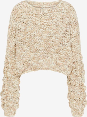 IZIA Sweater in Beige: front