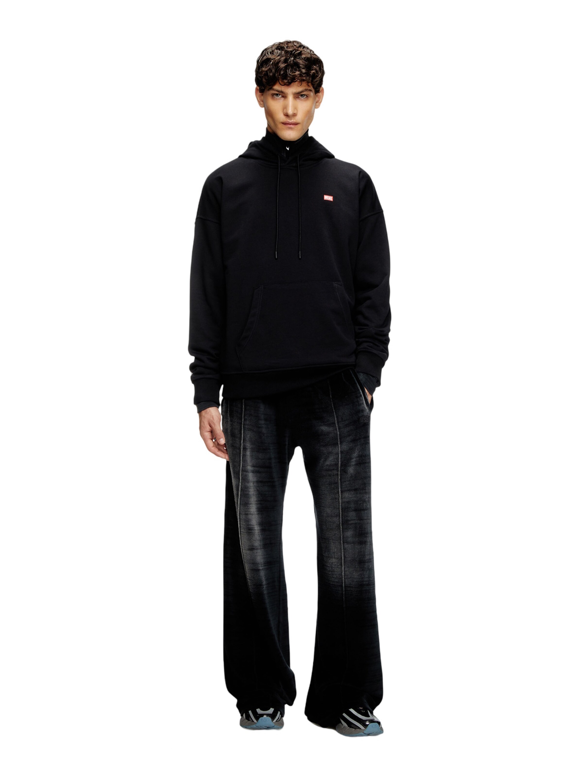 Pull-over 'S-ROB-HOOD-R1' DIESEL en noir