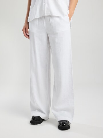 Wide Leg Pantalon America Today en blanc : devant