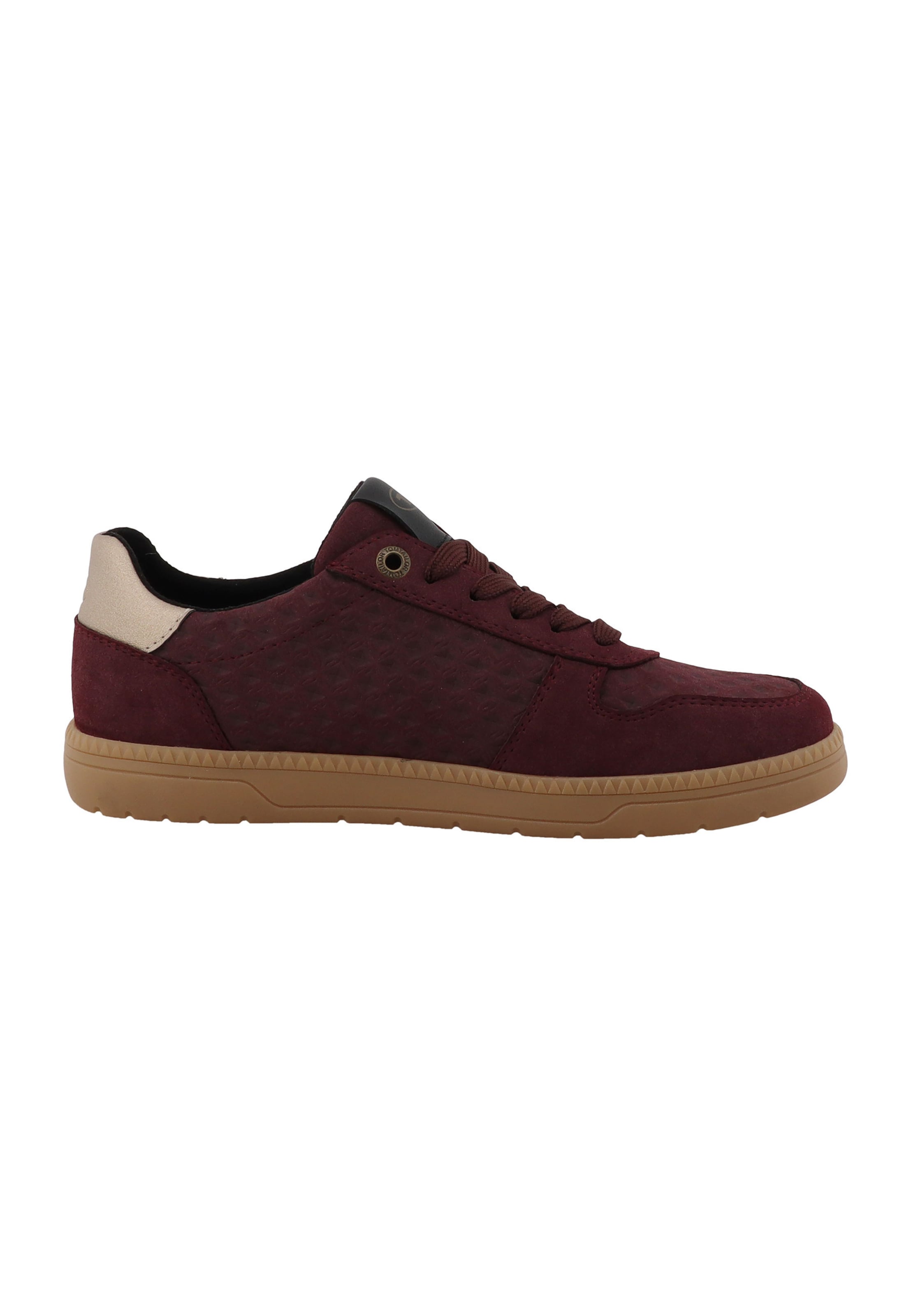 Baskets basses TOM TAILOR en rouge : devant