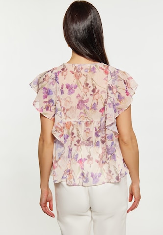 Usha - Blusa en beige