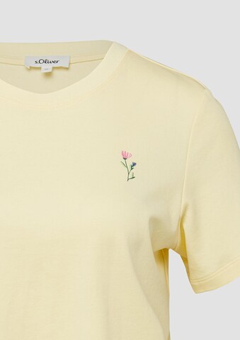 T-shirt s.Oliver en jaune