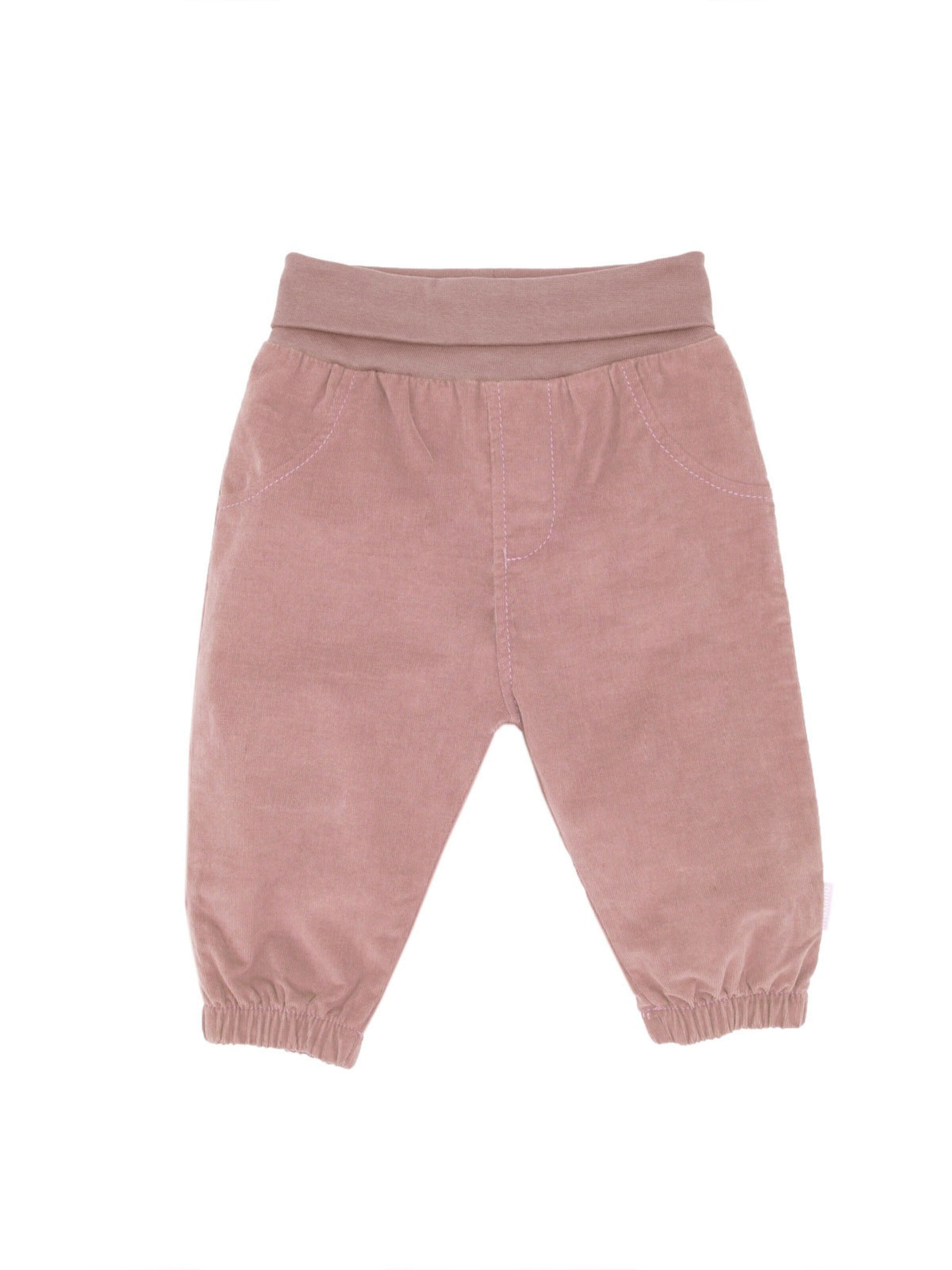 MAXIMO Regular Pants 'BABY-Pumphose, Cord,  Jerseybund' in Pink: front