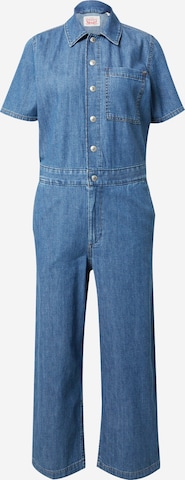 LEVI'S ® Гащеризон 'Short Sleeve Heritage Jumpsuit' в синьо: отпред