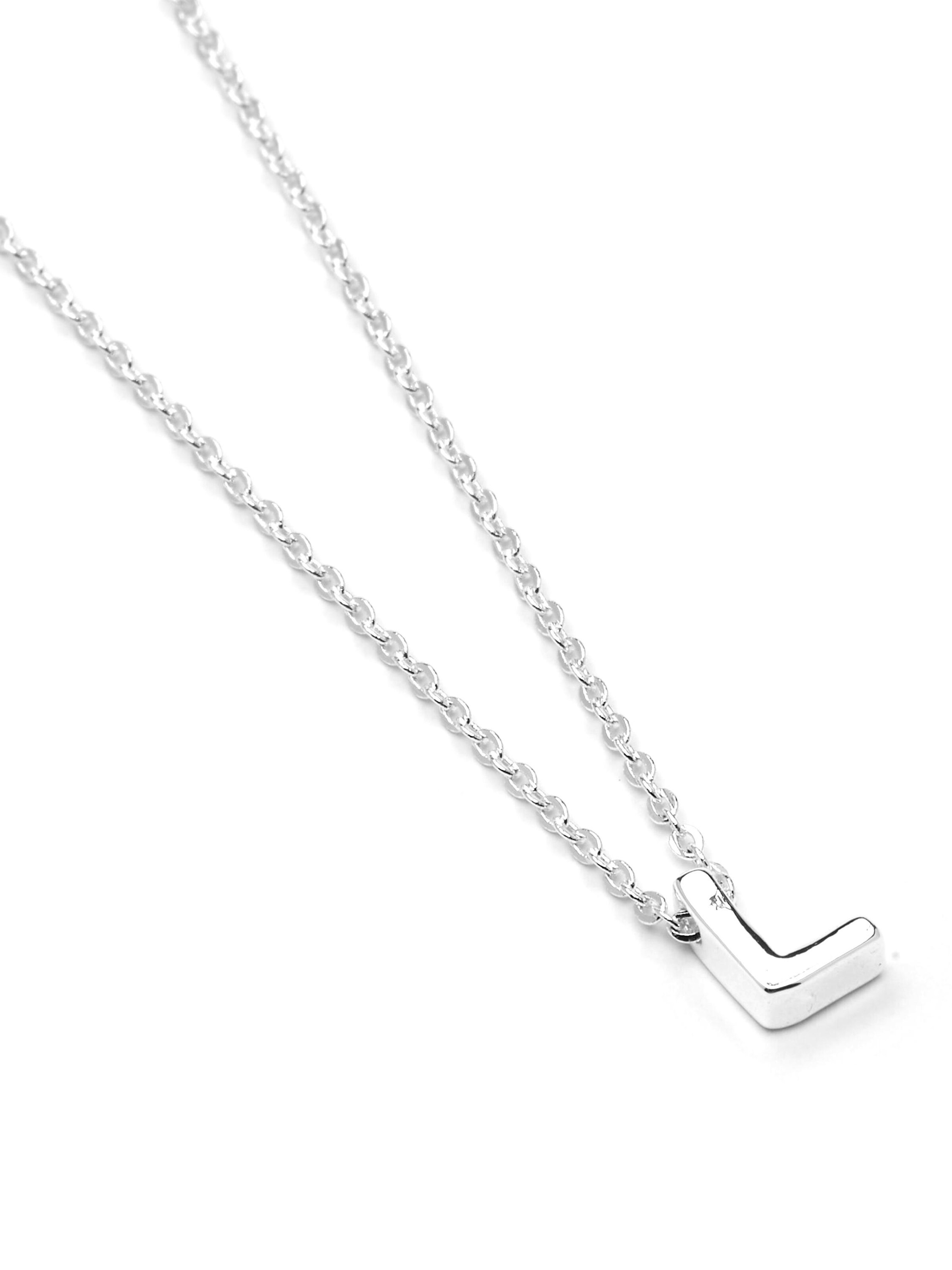 Chaîne 'Alphabet L' Luxenter en argent