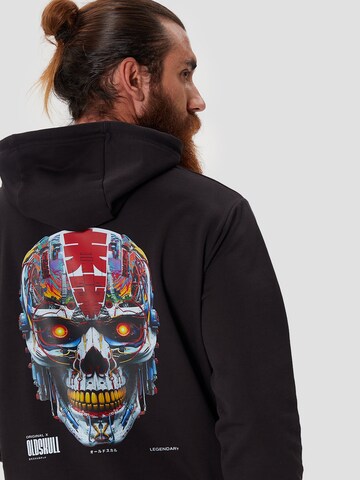 Oldskull Sweatshirt 'Xtreme Vivid Skull' in Black