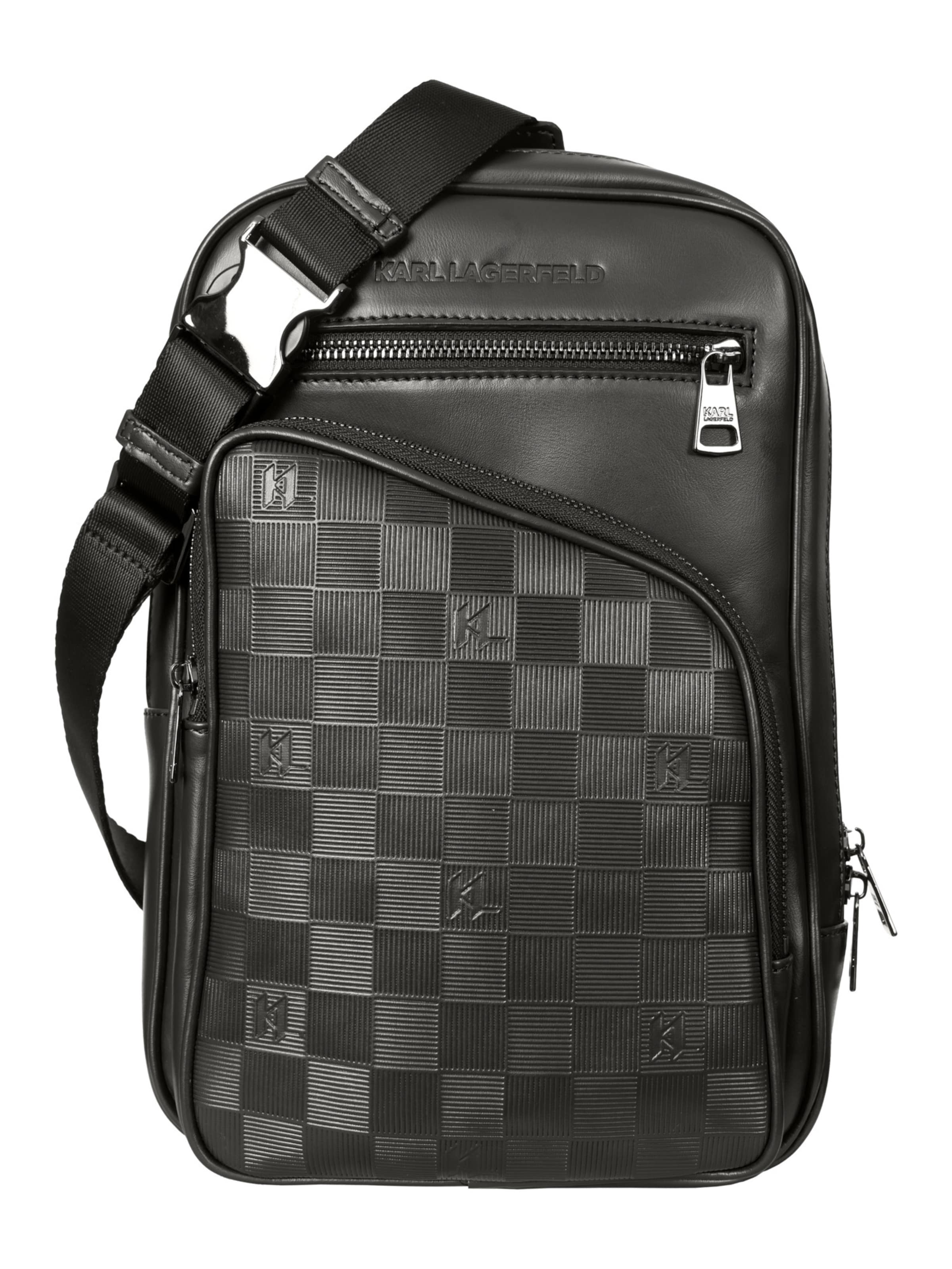 Karl Lagerfeld Crossbody Bag in Black: front