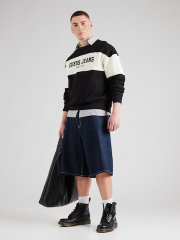 GUESS Свитшот 'Horizont' в Черный