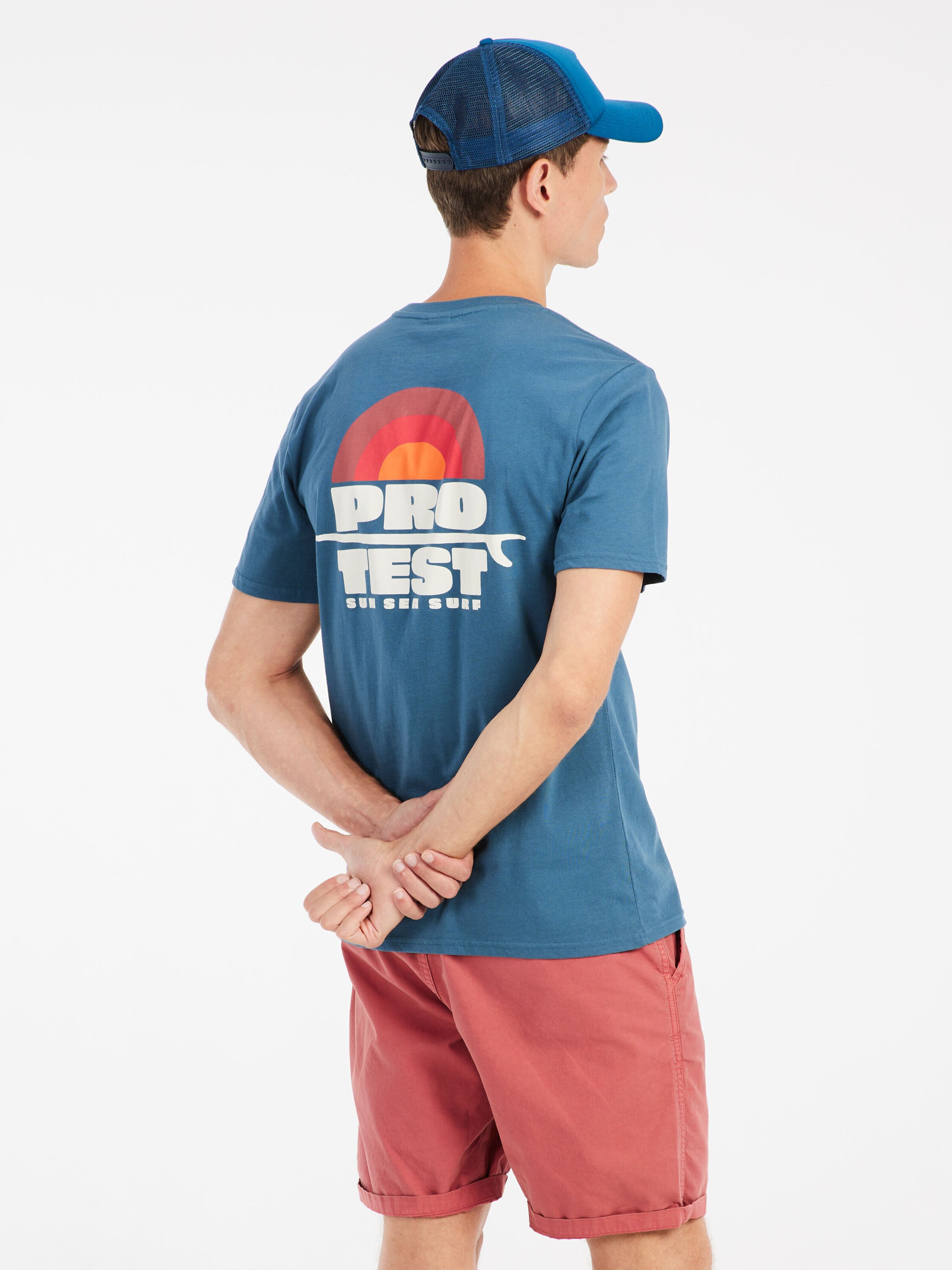 PROTEST Shirt 'PRTBaio' in Blue