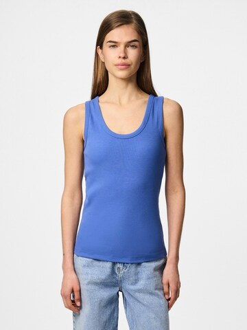 PIECES Top 'PCMay' in Blauw: voorkant
