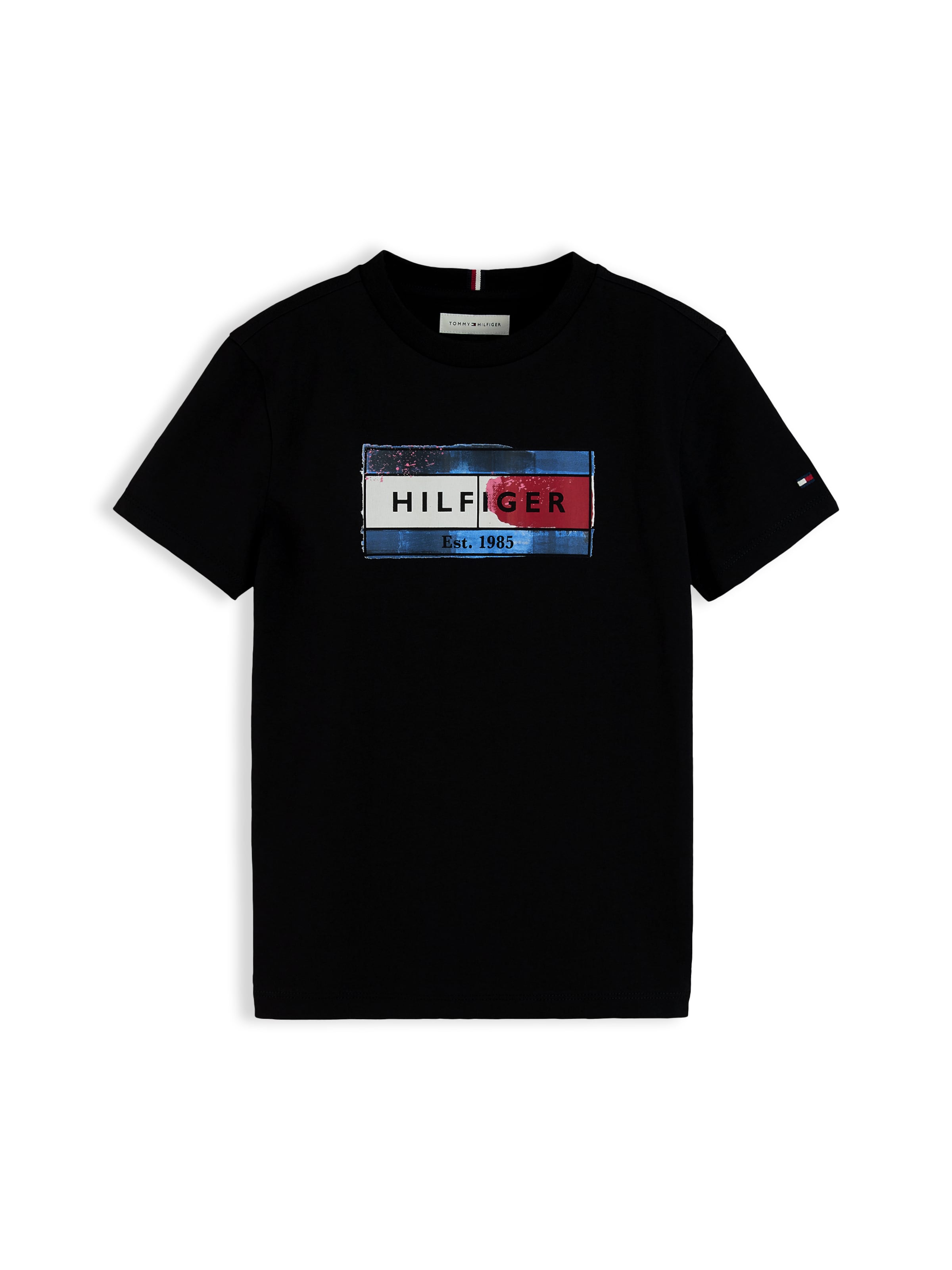 TOMMY HILFIGER Футболка в Черный: спереди