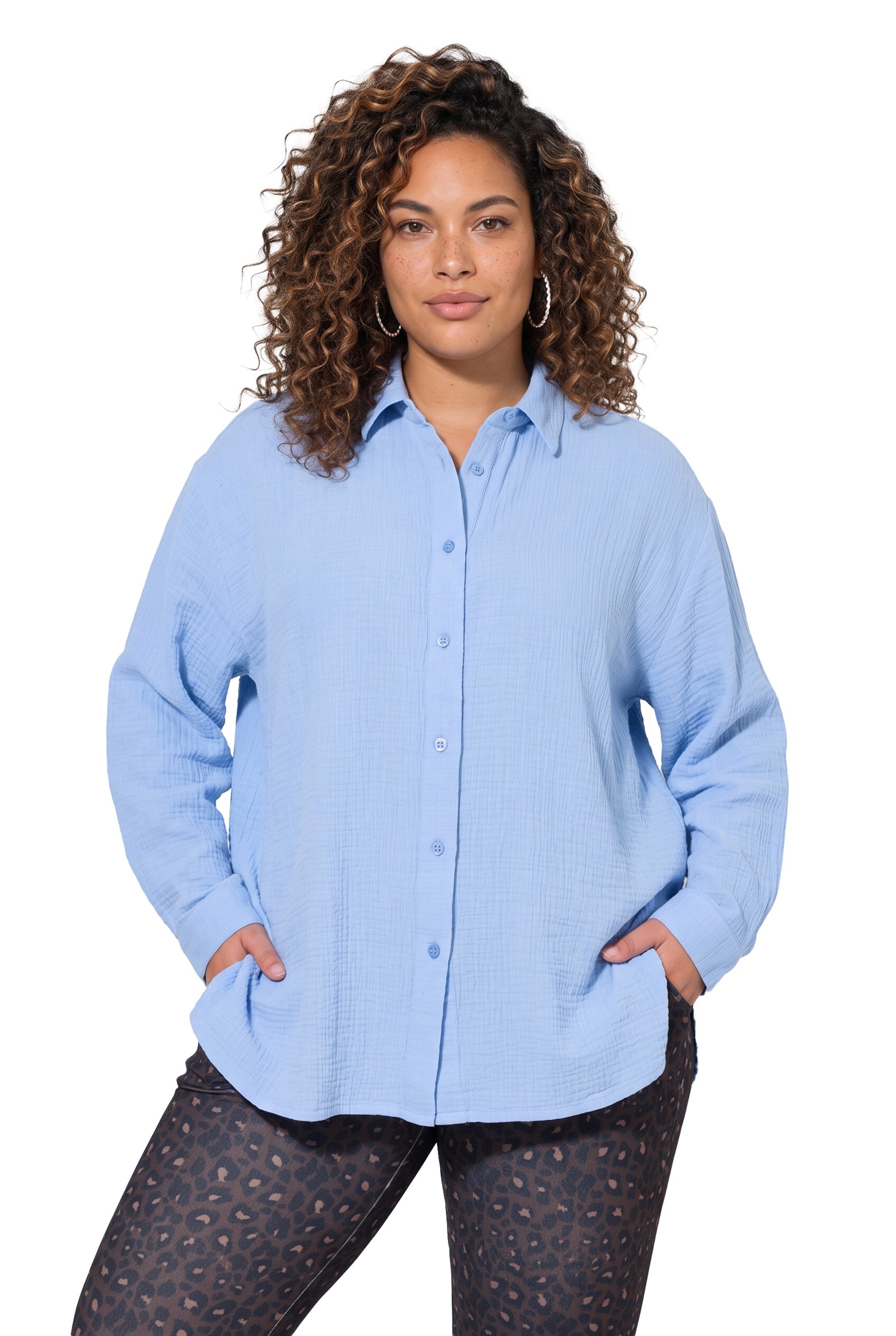 MIAMODA Bluse in Blau
