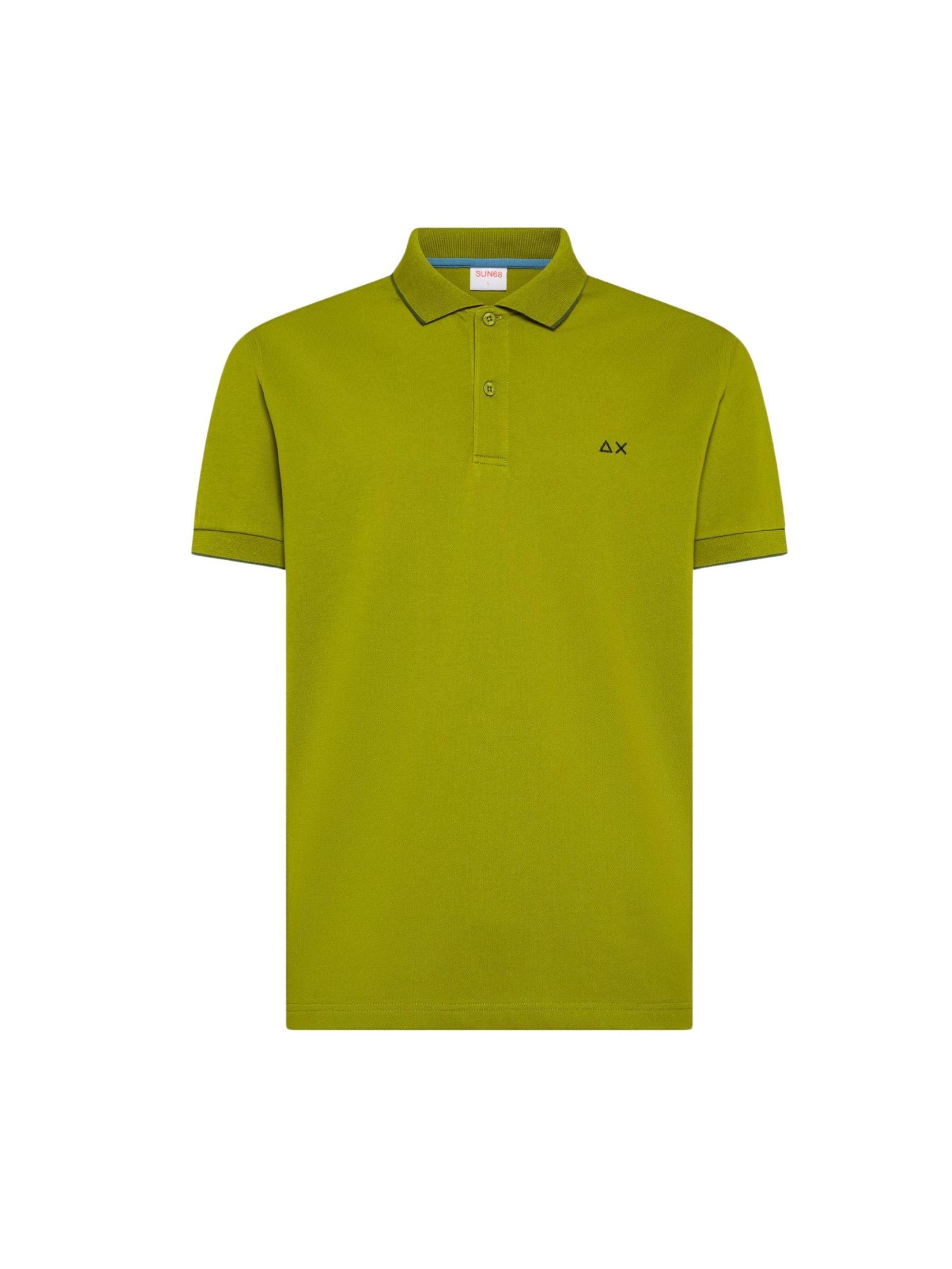 T-Shirt SUN68 en vert : devant