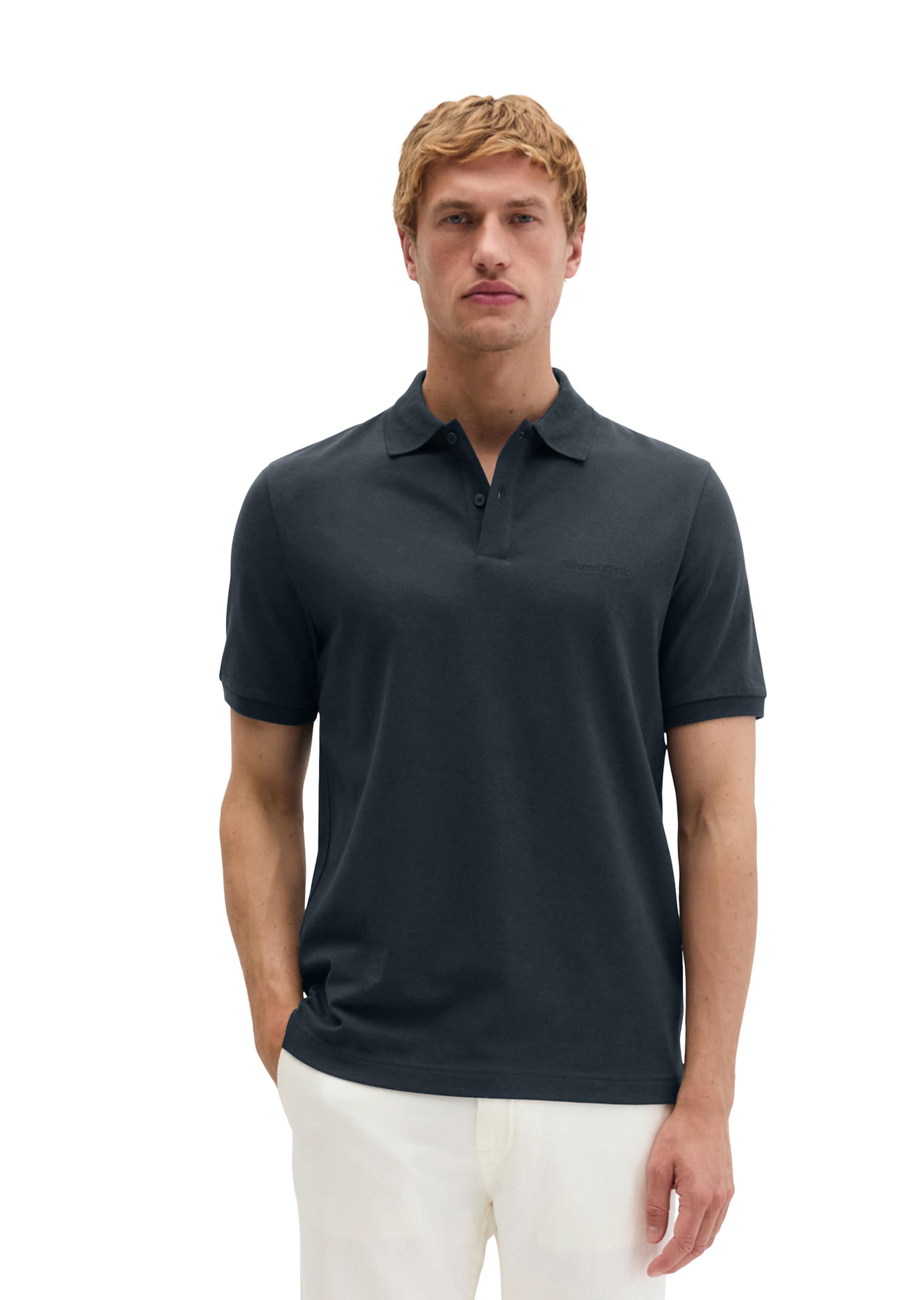 Marc O'Polo Poloshirt in Blau: Vorderseite