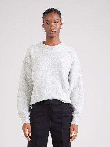 Pull-over 'Funda' WEEKDAY en gris : devant