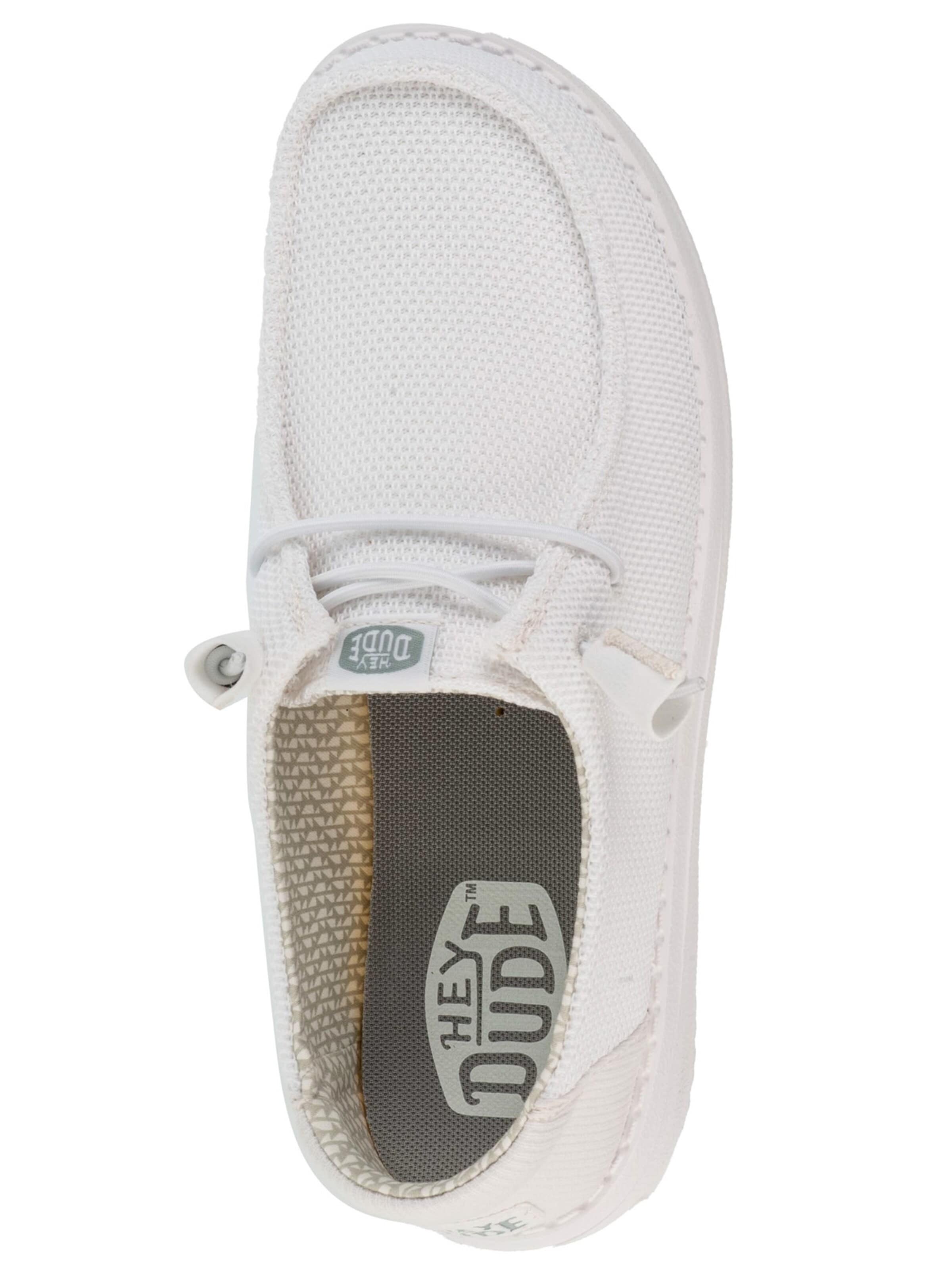 HEY DUDE Slip-ons 'Wendy Stretch Sox' in White