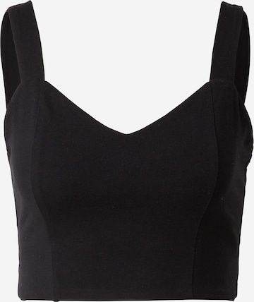 ABOUT YOU Top 'Smilla' in Black: front