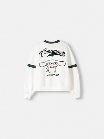 Bershka Sweatshirt in Wit