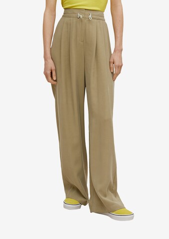 comma casual identity Wide leg Trousers in Green: front