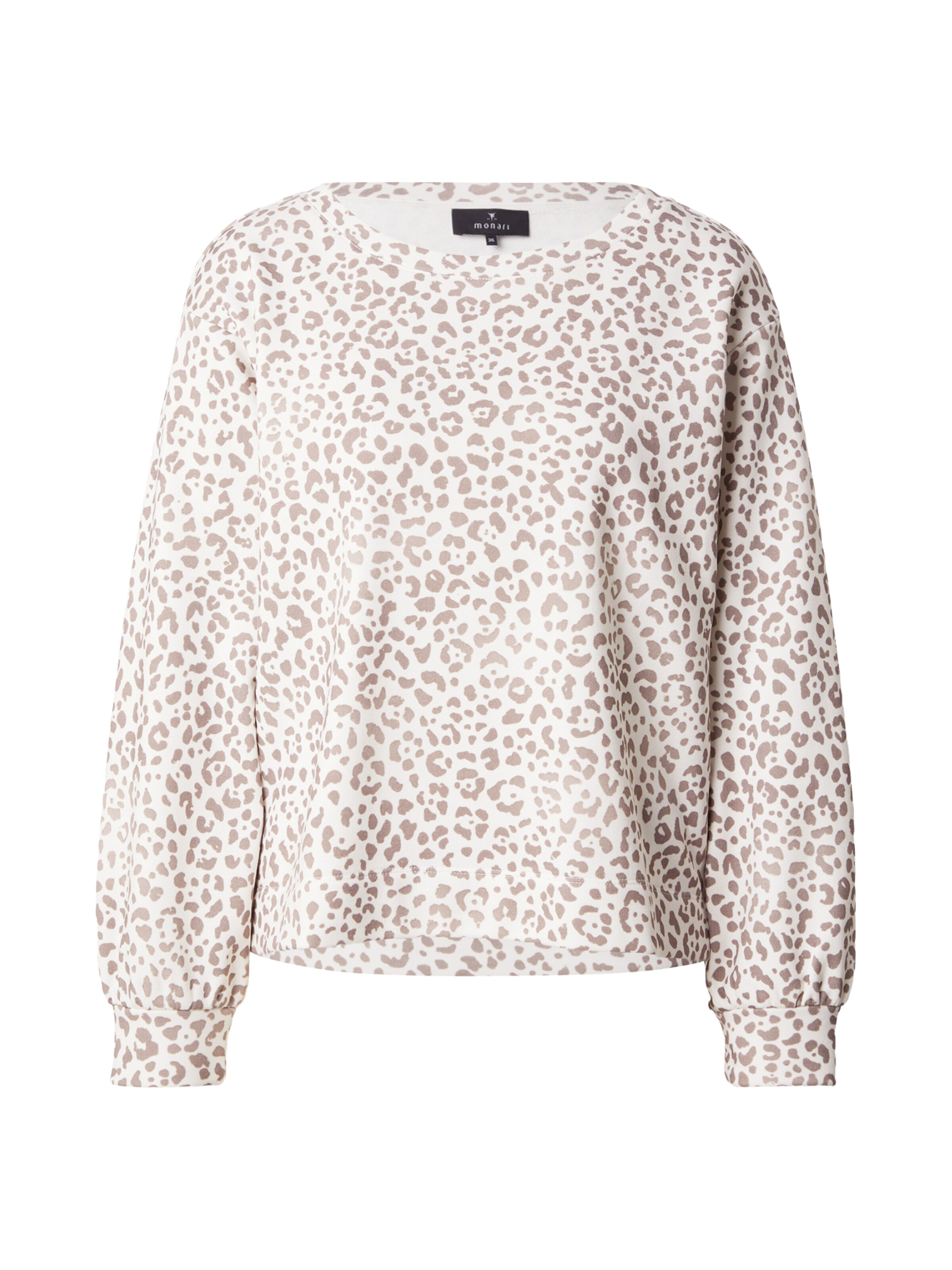 Sweat-shirt monari en gris : devant