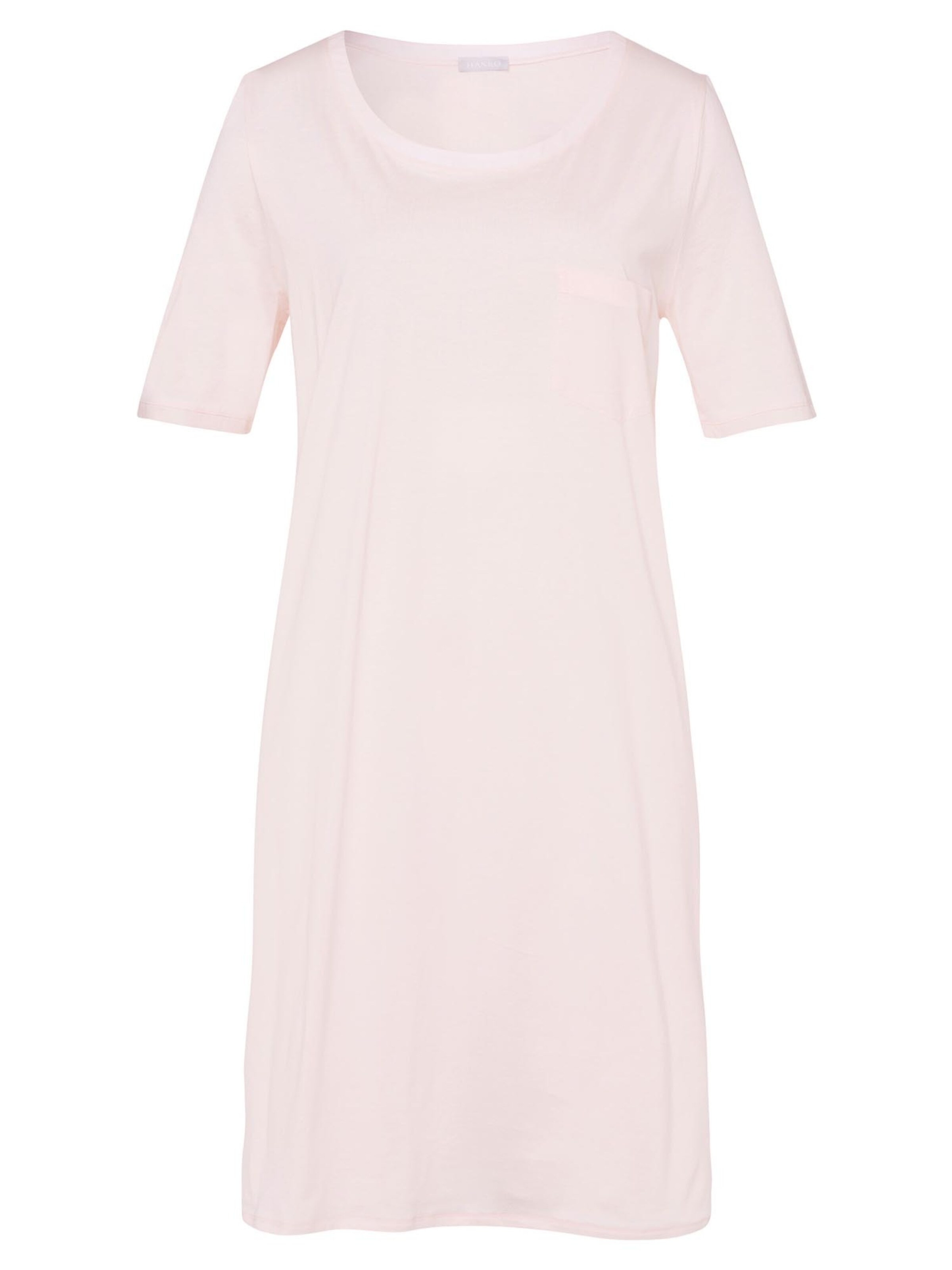 Hanro Nightgown 'Cotton Deluxe' in Pink: front