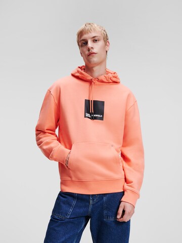 KARL LAGERFELD JEANS Sweatshirt i orange: framsida