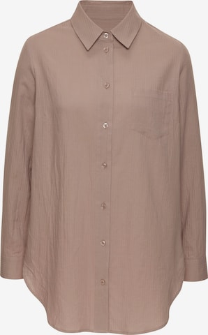 VIVANCE Blouse in Grey: front