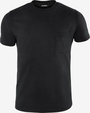 Squeqo Shirt 'Cotton 210 GSM' in Black: front