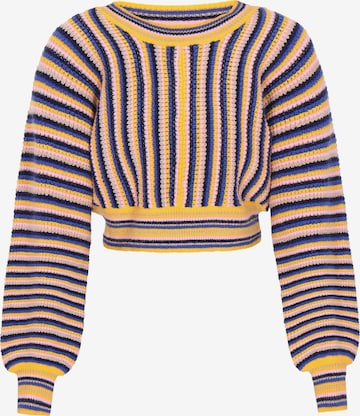 IZIA - Pullover em azul: frente