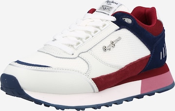 Pepe Jeans Sneakers 'Dover Heritage' in White: front