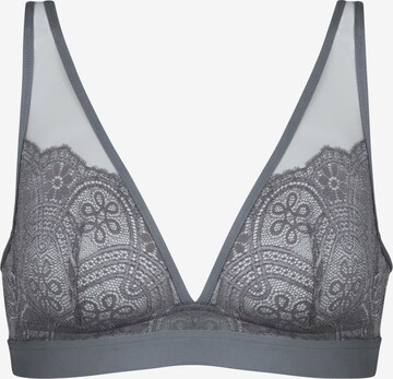 Mey Triangle Bra 'Poetry Fame' in Grey: front