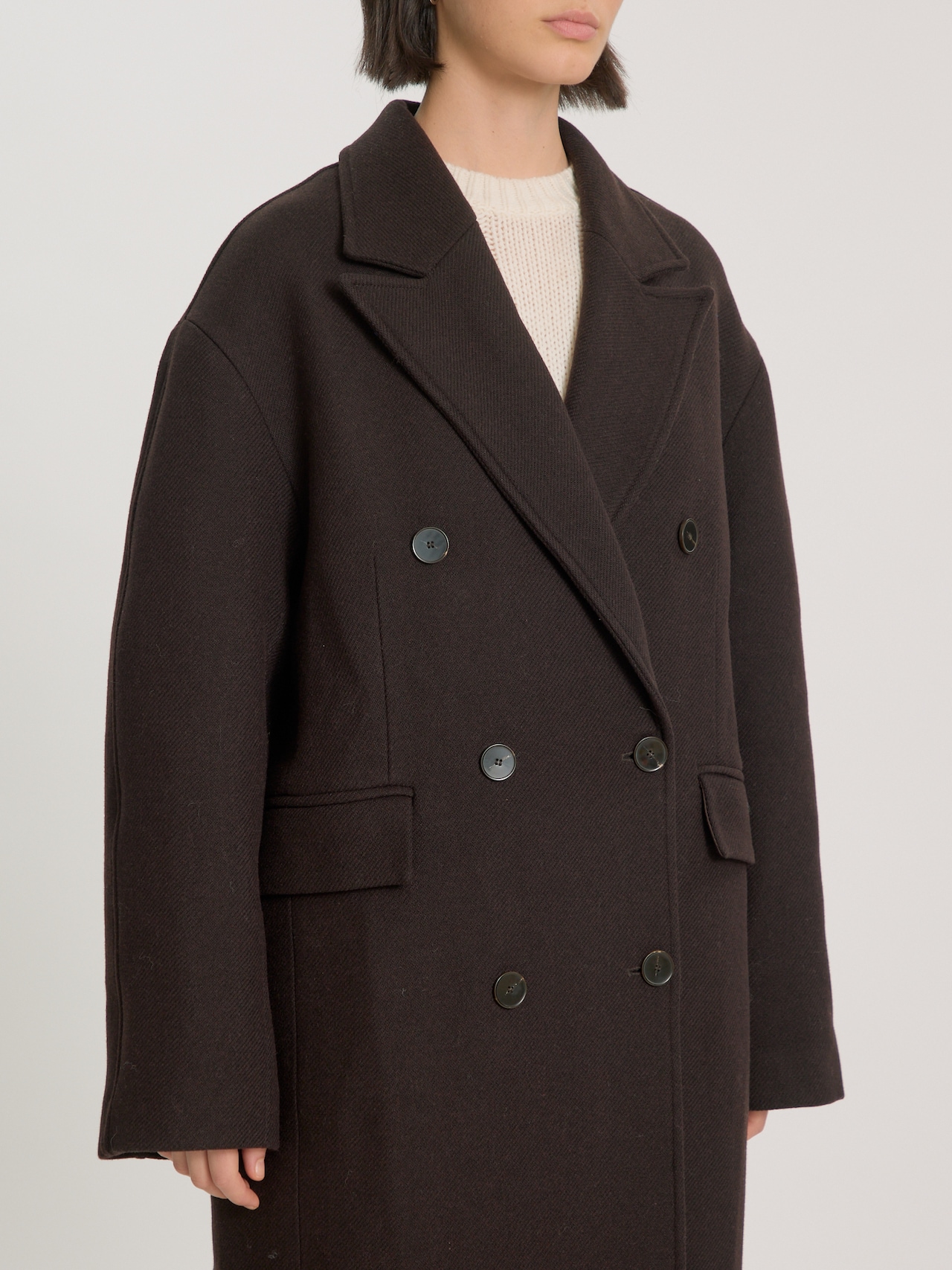 EDITED Produits Manteau mi-saison 'Haima' marron